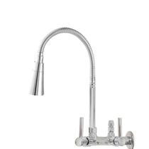 Torneira Gourmet Parede Com Adaptador Saida Filtro Purificador Metal