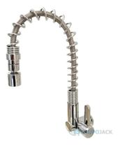 Torneira Gourmet Parede Inox Ponta 360 Graus Acabamento Mola