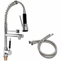 Torneira Gourmet Pia Bancada Cozinha Misturador Spray 50cm GT674 - Lorben