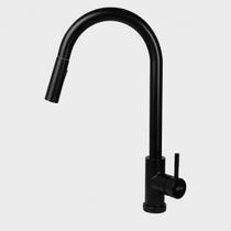 Torneira Gourmet Touch Monocomando Extensível Água Quente e Fria Preta Torneira Gourmet Touch Monocomando Extensível Água Quente e Fria Preta
