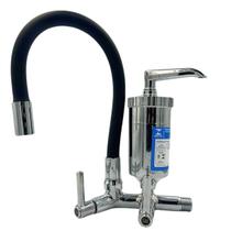Torneira Gourmet Tubo Borracha Preta Com Filtro Parede Gw