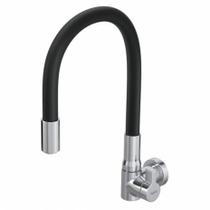 Torneira Hydra Motion Bica Flexivel 1168 Parede - Preta 1168.METPTHMN Torneira Hydra Motion Bica Flexivel 1168 Parede - Preta 1168.METPTHMN