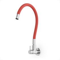 Torneira incepa cozinha parede colors com bica flexivel vermelha b5005iecr0 Torneira incepa cozinha parede colors com bica flexivel vermelha b5005iecr0