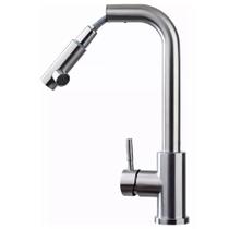 Torneira Inox 304 Escovado para Cozinha Gourmet Misturador