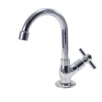 Torneira Inox Bancada Metal Bica Móvel Pia Banheiro