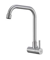 Torneira Inox Cozinha Giratória Parede Longa Nox16D Doan