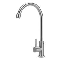 Torneira Inox Lavabo Banheiro Bancada Mesa Bica Alta 1/4 Volta Kit 10 - Kingleen