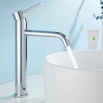 Torneira Inox Lavatório Bancada Alta Monocomando Inox Grascan Torneira Inox Lavatório Bancada Alta Monocomando Inox Grascan
