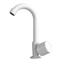 Torneira Japi Branca Bica Móvel Para Lavatório Mesa DN15 Ref. 1195BR