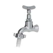 Torneira Jardim Curta 1128 Cromada 1/2'' - Uso Externo - Real Metais