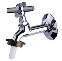 TORNEIRA JARDIM SARAN 1130 C31 ABS - Acabamento Cromado, Bitola 1/2 x 3/4