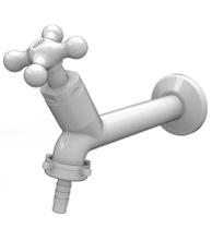 Torneira Jardim / Tanque ABS Branca Porto Belo - Durín