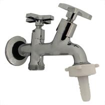 Torneira kimetais 1083 c32 tanque/maquina parede 130mm c/bico mvs way