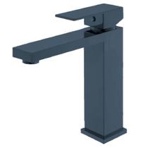 Torneira kromma quadratta para lavatório em aço inox azul matte kr255 1722 Torneira kromma quadratta para lavatório em aço inox azul matte kr255 1722