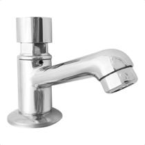 Torneira Lavatorio Banheiro Automatica Pressmatic Metal Bancada Temporizador Econômica Temporizada