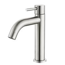Torneira Lavatório Banheiro Mesa Luxo Metal Aço Escovado