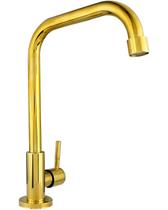 Torneira Lavatório Bica Móvel Banheiro Cuba Dourado Gold