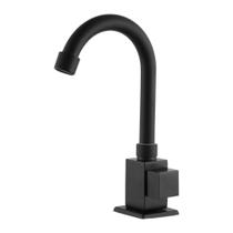 Torneira Lavatório Black Bica Giratória Preta Luxo 1/4V