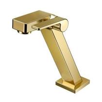 Torneira Lavatório Docol Stillo Bica Baixa Mesa Ouro Escovado 00820272 Torneira Lavatório Docol Stillo Bica Baixa Mesa Ouro Escovado 00820272