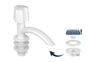 Torneira Lavatorio Madri Mesa 1/2" Branco - Duda