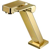 Torneira Lavatorio Mesa DocolStillo Ouro Escovado Torneira Lavatorio Mesa DocolStillo Ouro Escovado