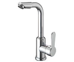 Torneira Lavatório Telca QSC-F1015 Misturador Água Quente Fria Flex Monocomando Acabamento Cromado