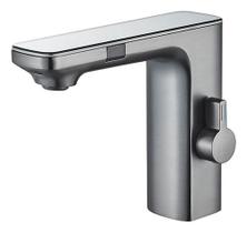 Torneira Led Painel Digital Sensor Mãos Misturadora Banheiro