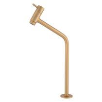 Torneira Link Alta Banheiro Lavabo Dourada Fosco 1062