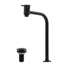 Torneira link Alta de inox Preta Para Cuba de Sobrepor, banheiro e lavatorio, valvula clic Torneira link Alta de inox Preta Para Cuba de Sobrepor, banheiro e lavatorio, valvula clic