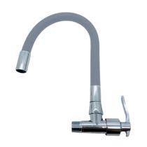 Torneira Longa Bico De Silicone Borracha Flexível Para Pia Cozinha Base Aço Inoxidável Torneira Longa Bico De Silicone Borracha Flexível Para Pia Cozinha Base Aço Inoxidável