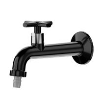 Torneira Longa de Parede Multiuso Lume Black 1/4 de Volta Blukit