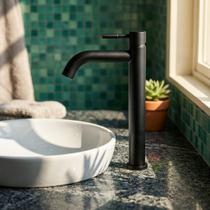 Torneira Lopazzi Alta 30cm Para Banheiro Lavabo Cuba Sobrepor Inox 304 Clean 1/4 Volta Torneira Lopazzi Alta 30cm Para Banheiro Lavabo Cuba Sobrepor Inox 304 Clean 1/4 Volta