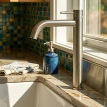 Torneira Lopazzi Alta 30cm Para Banheiro Lavabo Cuba Sobrepor Inox 304 Clean 1/4 Volta Torneira Lopazzi Alta 30cm Para Banheiro Lavabo Cuba Sobrepor Inox 304 Clean 1/4 Volta