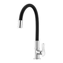 Torneira Lorenzetti Lorenflex 1177 B27 Bica Flexível De Bancada Preto Torneira Lorenzetti Lorenflex 1177 B27 Bica Flexível De Bancada Preto