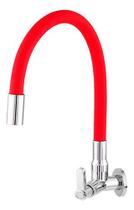 Torneira Luxo Parede Tubo Flexível Concept Metais 01868 Vermelho