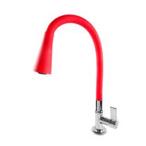 Torneira Luxo Softflex Vermelho Cone 2 Jatos Bancada C-70 Cód. 5501 Torneira Luxo Softflex Vermelho Cone 2 Jatos Bancada C-70 Cód. 5501