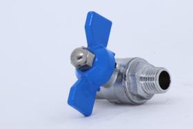 Torneira macho / fêmea 1/4 npt (borboleta) PADRAO