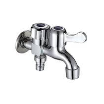 Torneira Máquina De Lavar Tanque Metal 2 Saídas 1/4 Volta