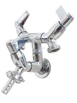 Torneira Metal 3 Saídas MULTIUSO Tanque Tanquinho Máquina De Lavar