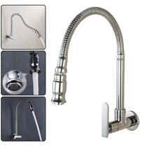 Torneira Metal de Parede Cromada Cozinha Banheiro Lavabo Cozinha Industrial Gourmet Luxo