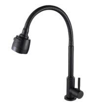 Torneira Metal Gourmet Pia Cozinha Luxo Mesa Bancada Preta