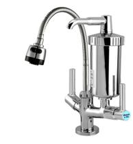 Torneira metal inox filtro gourmet pia mesa cozinha bancada