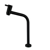 Torneira Minimal Classic Lavatório Mesa Bica Alta Preto Matte - Meber