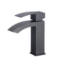 Torneira Misturador Banheiro Monocomando Alta Luxo Preto Fosco