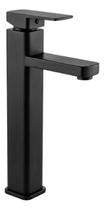 Torneira Misturador Banheiro Monocomando Preto Fosco Black Matte Premium Quente Frio Desig