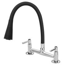 Torneira Misturador Cozinha De Mesa Gourmet Duplo Jato 1/4v. Torneira Misturador Cozinha De Mesa Gourmet Duplo Jato 1/4v.