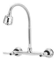 Torneira Misturador Cozinha De Parede Gourmet Luxo 1/4v Torneira Misturador Cozinha De Parede Gourmet Luxo 1/4v