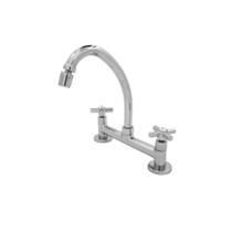 Torneira Misturador Cozinha Mesa Bancada Bica Móvel com Articulador 1/4 Volta Metal Luxo Torneira Misturador Cozinha Mesa Bancada Bica Móvel com Articulador 1/4 Volta Metal Luxo
