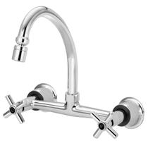 Torneira Misturador Cozinha Parede com Arejador Articulado 1/4 de Volta - Modelar