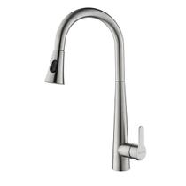 Torneira Misturador De Cozinha Aço Escovado Monocomando Extensível Gourmet De Bancada